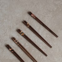 pufu 木拼花筷子